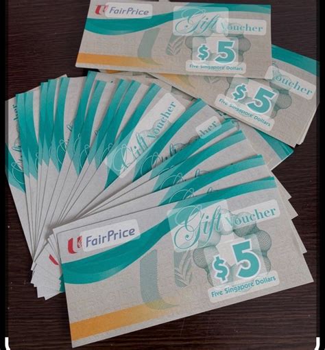 Ntuc Fairprice Voucher Tickets Vouchers Vouchers On Carousell