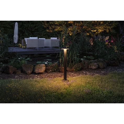 Paulmann Led Outdoor Pollerleuchte Plate Plug Shine V Anthrazit