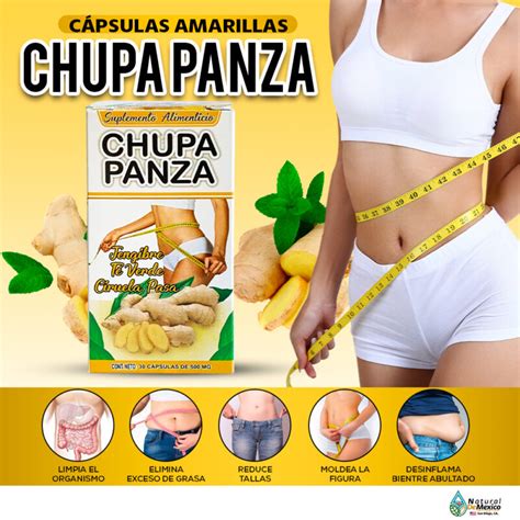 Chupa Panza C Psulas Originales Jengibre T Verde Y Ciruela Pasa