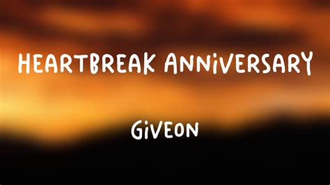 Heartbreak Anniversary Giveon Lyrics Video YouTube