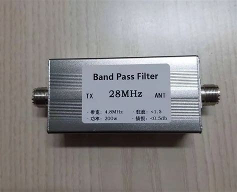 Shortwave 28mhz High Isolation Bandpass Filter Narrowband Bpf 10m Band 