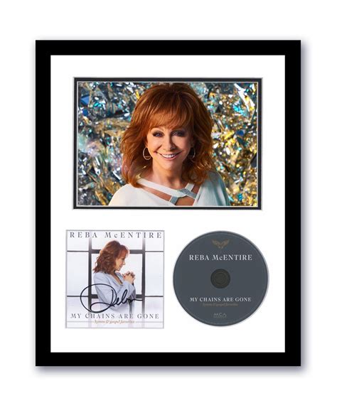 Reba McEntire Autographed 11x14 Custom Framed CD My Chains Are Gone ...