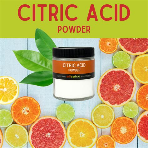 Citric Acid Powder What Is It Allspice Culinarium