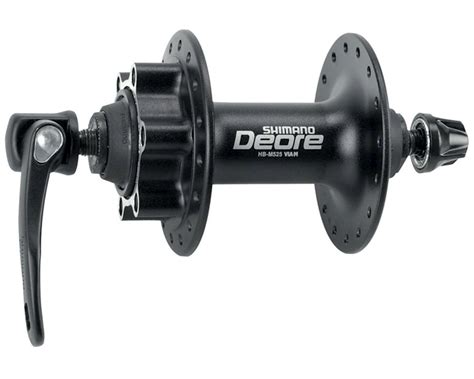 Shimano Deore HB M525A Front Disc Hub Black 6 Bolt QR X 100mm