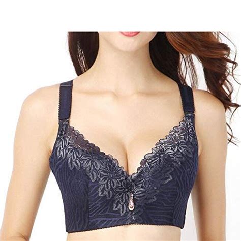 D E Cup Lace Push Up Bra For Plus Size Women 44 46 48 50 Women Large Cup Bras Brassiere Push