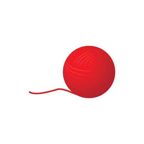 Ball of yarn icon, cartoon style 14527417 Vector Art at Vecteezy