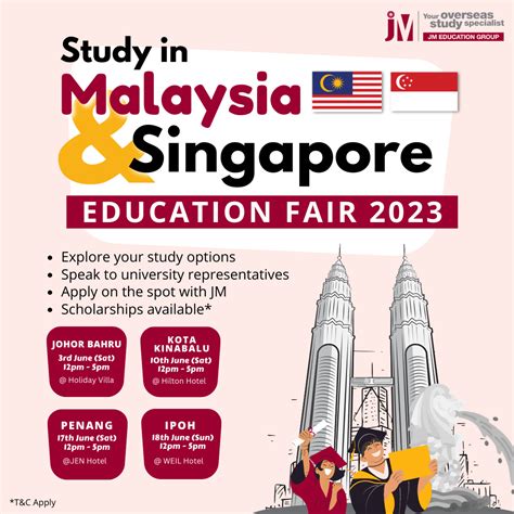 Study In Malaysia Singapore Education Fair 2023