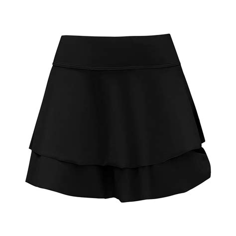 Women Swim Skirts Split Swimsuit Skirt Built In Swim Shorts High Waist