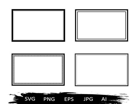 Frames Svg Border Svg Picture Frame Svg Photo Frame - Etsy