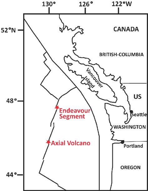 Hydrothermal Vents Map