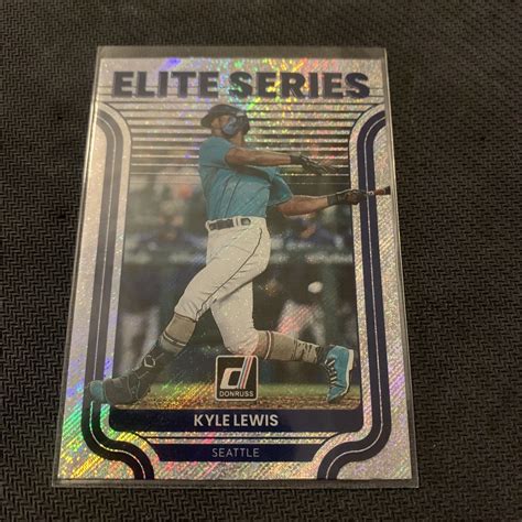 2022 Panini Donruss Elite Series Rapture Es 10 Kyle Lewis For Sale