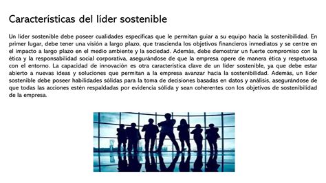 El Liderazgo En La Empresa Sostenible Introducci N Definici N Y