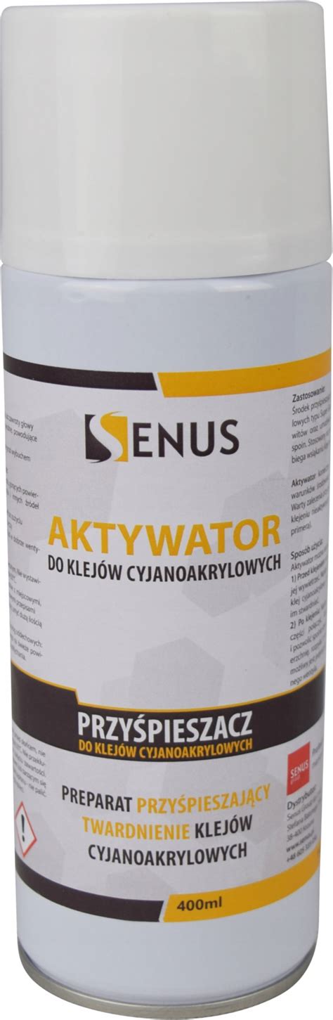 Przyśpieszacz aktywator do klejów CA 400ml Senus 10434183021 Allegro pl