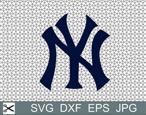 New York Yankees Logo Football Svg Eps Dxf Jpeg Format Vector