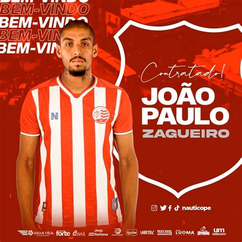 N Utico Oficializa Contrata O Do Zagueiro Jo O Paulo Ex Fortaleza