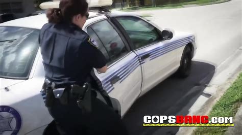 Public Hardcore Bang With Two Slutty MILF Cops And A BBC Suspect