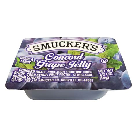 200 Pieces Smuckers Concord Grape Jelly Food And Beverage Gear At