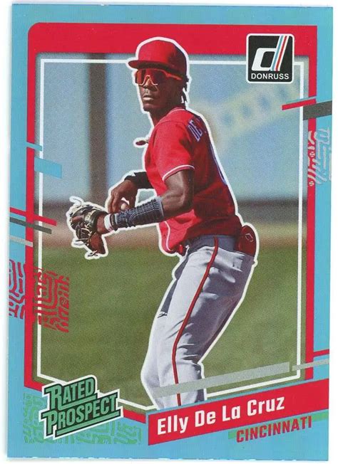 Mlb Cincinatti Reds Panini Donruss Single Card Holo Blue Parallel