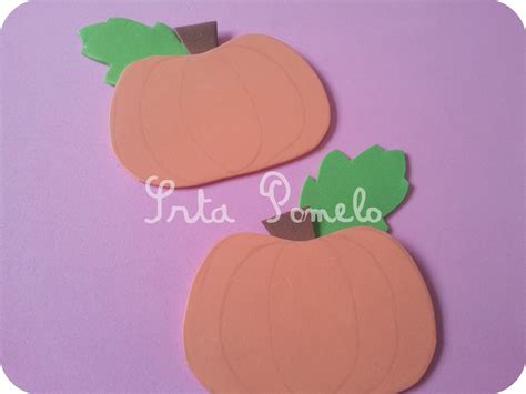 Cómo hacer unas calabazas de goma eva Manualidades