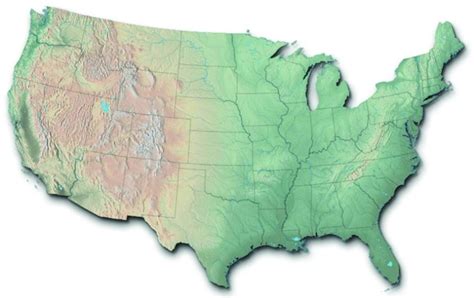 U S Topographical Map US History II American Yawp