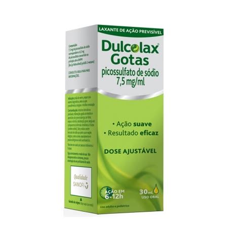 Comprar Dulcolax Gotas 75mgml Caixa Com 1 Frasco Gotejador Com 30ml