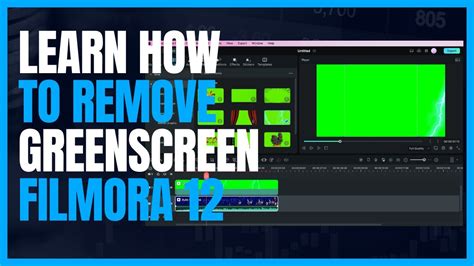 How To Remove Green Screen Smart Cut Out Filmora Youtube