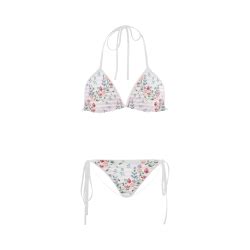 Delicate Wildflowers Custom Bikini Swimsuit ID D207416