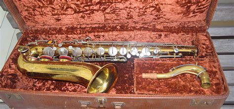 Buescher Model 400 Tenor Saxophone 1960 Original Lacquer Reverb Uk