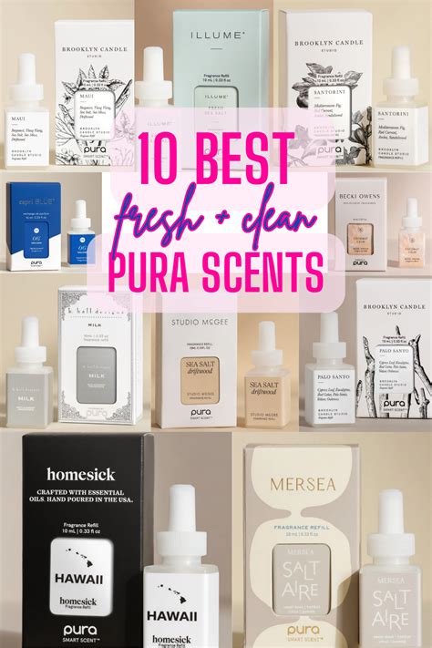 10 Best Fresh Clean Pura Scents