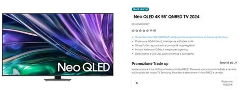 Tv Samsung Neo Qled K A Un Prezzo Speciale Con Trade Up Codice