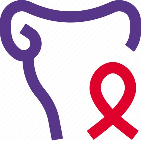 Uterine Cancer Ribbon Svg