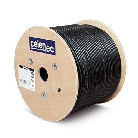 Celertec Cat Outdoor Cable Ft Awg Solid Bare Copper