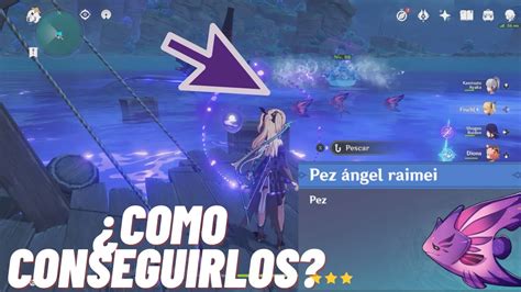 C Mo Y Donde Conseguir El Pez Angel Raimei Gu A Genshin Impact