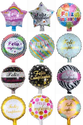 Pack 50 Globos Metálicos 23 Cm Surtidos Sin Varilla Cuotas sin interés