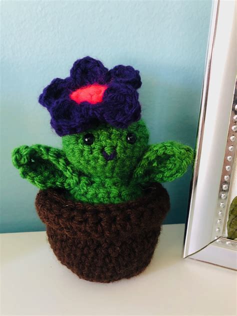 Potted Flower Plant Amigurumi Crochet Pdf Pattern Cute Beginner