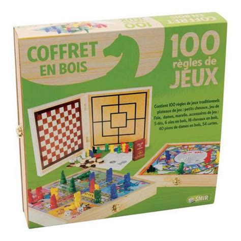 Coffret Bois 100 Jeux Classiques Casalsport