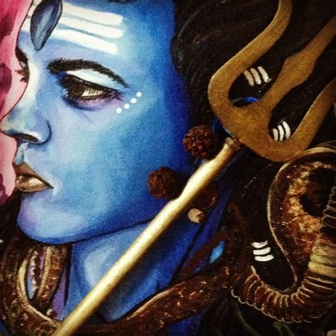 Lord Shiva Acrylic On Canvas Paintingfor Details Mail At Ma