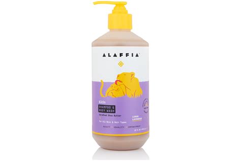 Alaffia Baby And Kids Shampoo And Body Wash Lemon Lavender 16oz