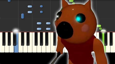 Piggy Roblox Foxy Soundtrack Piano Tutorial Youtube