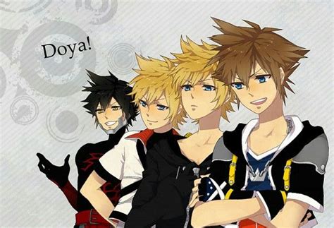 Sora Roxas Ventus And Vanitas Kingdom Hearts Sora Kingdom Hearts