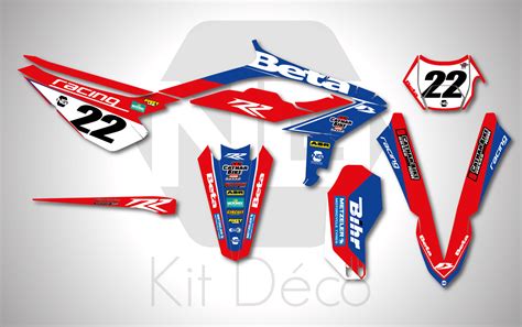 Kit déco BETA RR LC Xtrainer Cathar Bike 2023 125 200 250 300 350