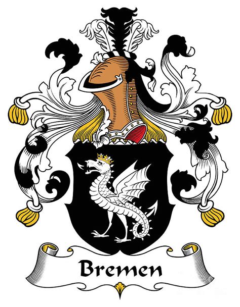 Bremen Coat Of Arms German Digital Art By Heraldry Pixels