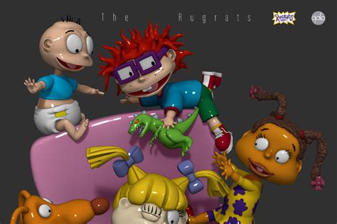 Stl File The Rugrats 👾 ・3d Printable Model To Download・cults