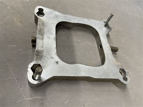 Mr Gasket Quadrajet Spread Bore Adapter 327 283 265 Small Block Ebay