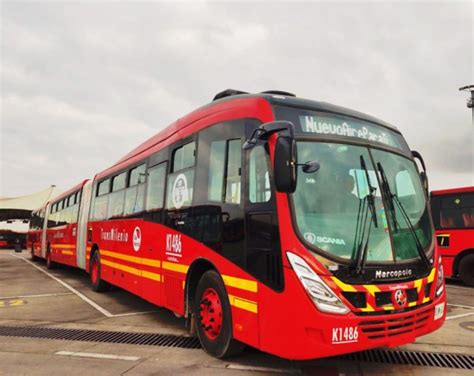 Colombia Marcopolo Y Scania Entregan Biarticulados A Transmilenio