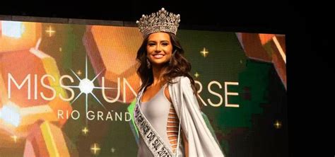 Maria Brechane do Rio Grande do Sul é eleita Miss Universo Brasil