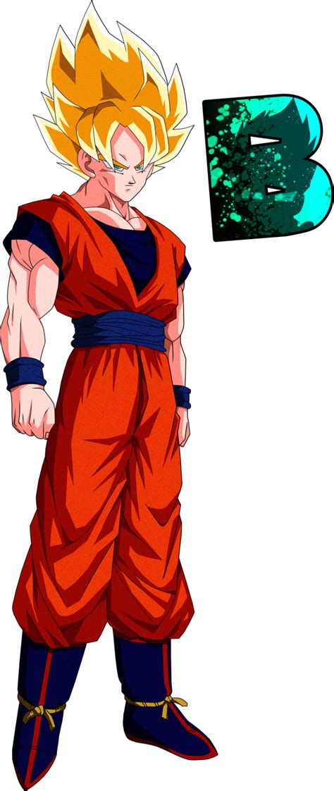 Son Goku Super Saiyan By Brusselthesaiyan On Deviantart