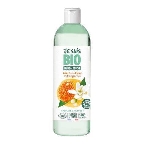 Crème de Douche Miel Fleur d Oranger Bio JE SUIS BIO