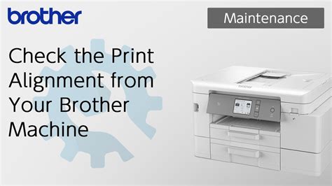 Check The Print Alignment From Your Brother Machine Tp [brother Global Support] Youtube