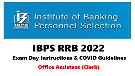 IBPS RRB Clerk Mains 2022 Check Shift Timings Exam Instructions